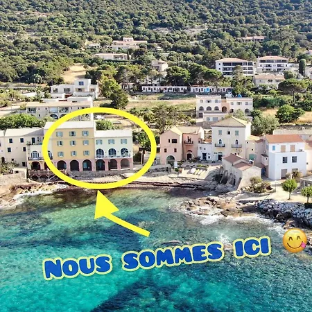 Hotel De La Plage Santa Vittoria Algajola  Exterior photo